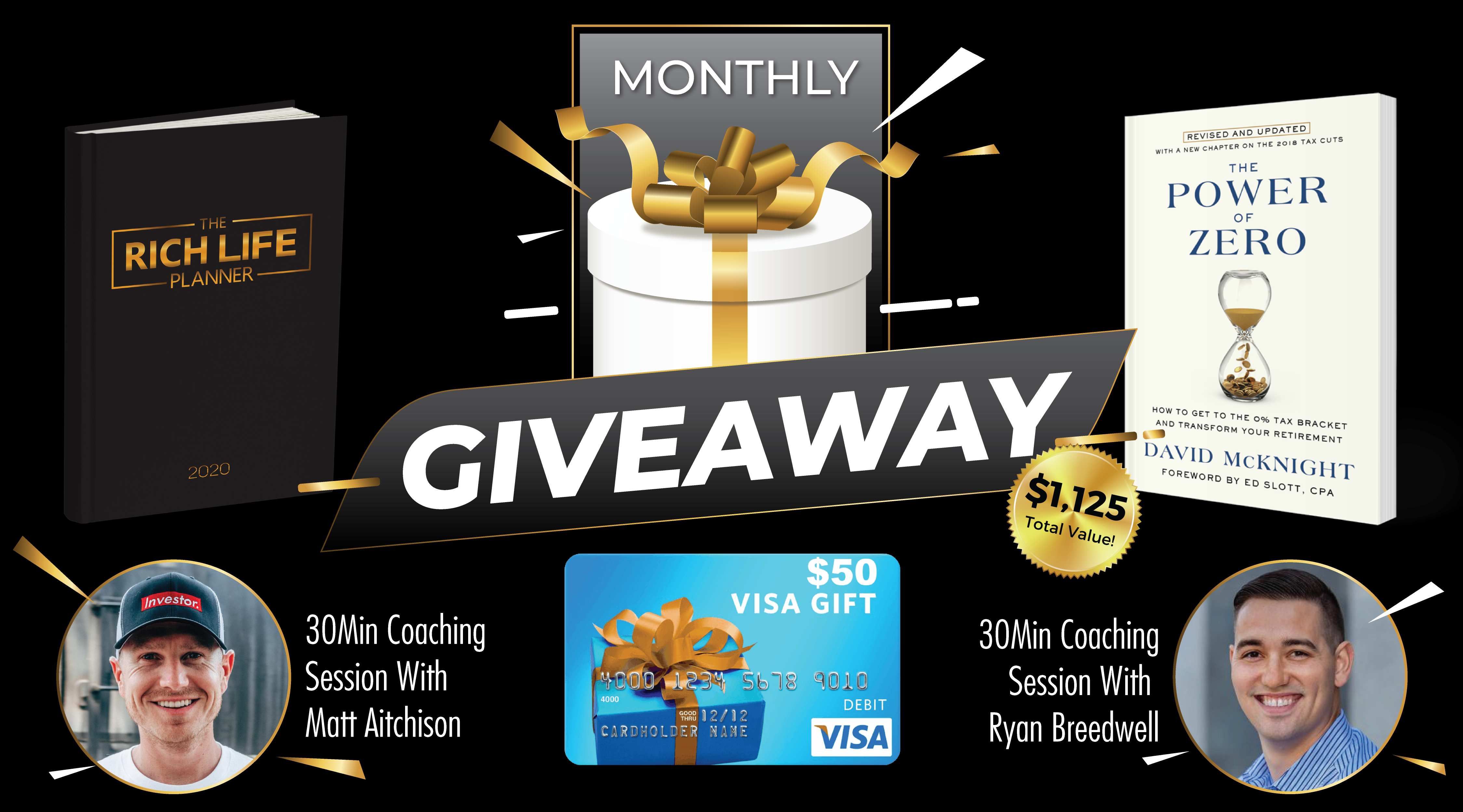 Millionaire Mindcast Monthly Giveaway